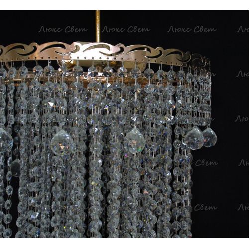 Люстра Капель Винтаж 3 лампы подвесная в Ижевске Гусь Хрустальный