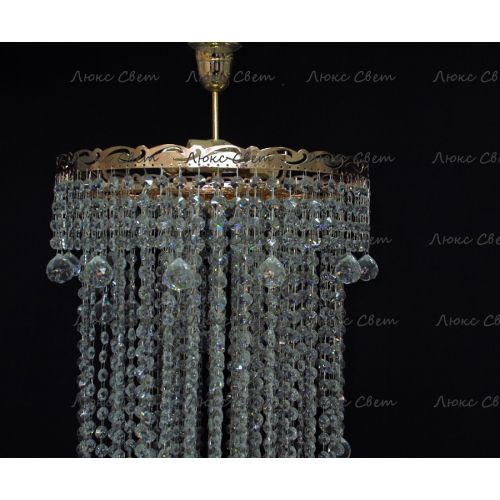 Люстра Капель Винтаж 3 лампы подвесная в Ижевске Гусь Хрустальный