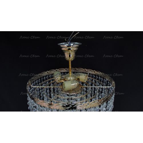 Люстра Капель Винтаж 3 лампы подвесная в Ижевске Гусь Хрустальный