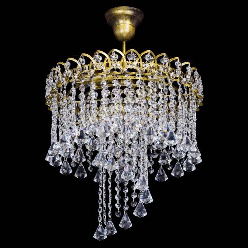 Люстра Капель Водоворот под бронзу конус 30 в Ижевске Гусь Хрустальный