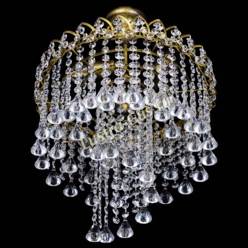 Люстра Капель Водоворот под бронзу конус 30 в Ижевске Гусь Хрустальный