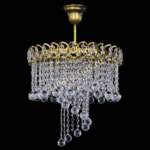 Люстра Капель Водоворот под бронзу шар 30 в Ижевске Гусь Хрустальный