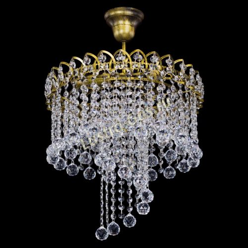 Люстра Капель Водоворот под бронзу шар 30 в Ижевске Гусь Хрустальный