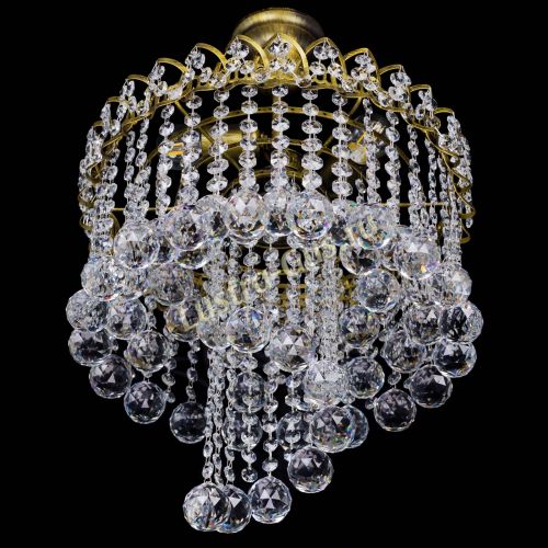 Люстра Капель Водоворот под бронзу шар 40 в Ижевске Гусь Хрустальный