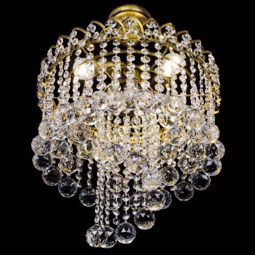 Люстра Капель Водоворот под бронзу шар 40 в Ижевске Гусь Хрустальный