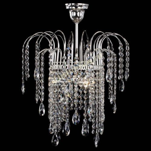 Люстра Каскад №8 в Ижевске Гусь Хрустальный
