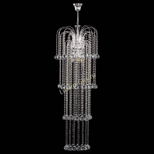 Люстра Каскад длинный в Ижевске Гусь Хрустальный