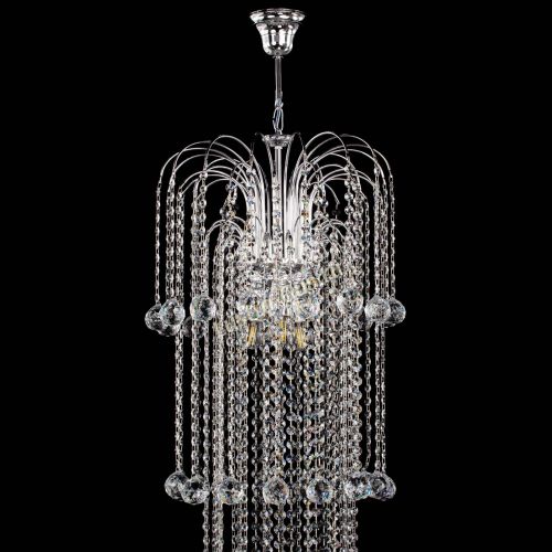 Люстра Каскад длинный в Ижевске Гусь Хрустальный