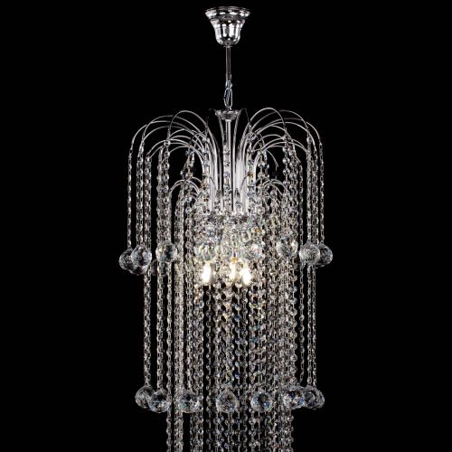 Люстра Каскад длинный в Ижевске Гусь Хрустальный