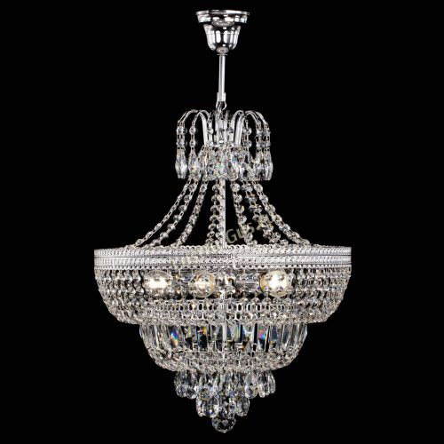 Люстра Каскад Флоренция №5 с подвесом в Ижевске Гусь Хрустальный