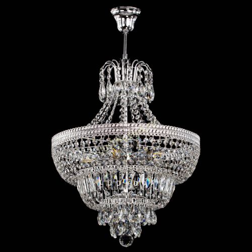 Люстра Каскад Флоренция №5 с подвесом в Ижевске Гусь Хрустальный