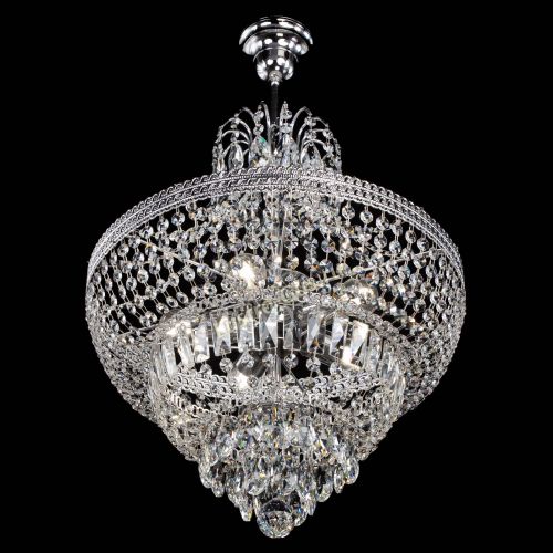 Люстра Каскад Флоренция №5 с подвесом в Ижевске Гусь Хрустальный