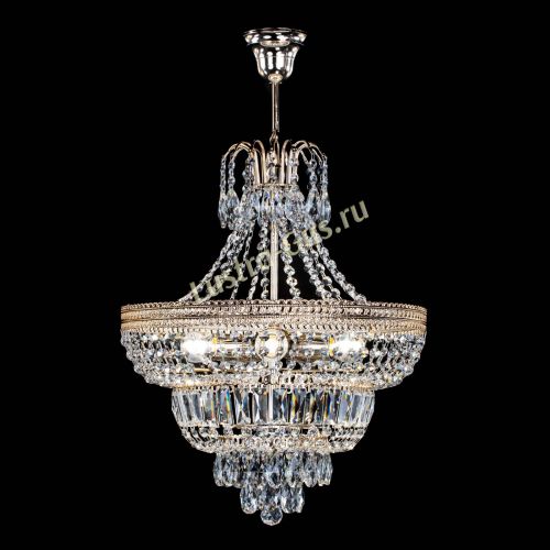 Люстра Каскад Флоренция №5 с подвесом в Ижевске Гусь Хрустальный