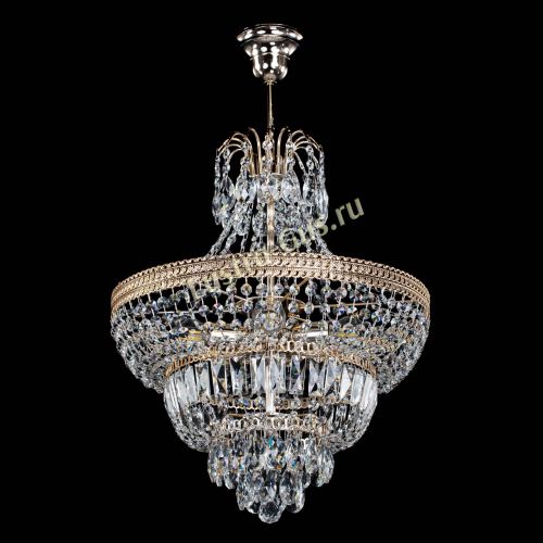 Люстра Каскад Флоренция №5 с подвесом в Ижевске Гусь Хрустальный