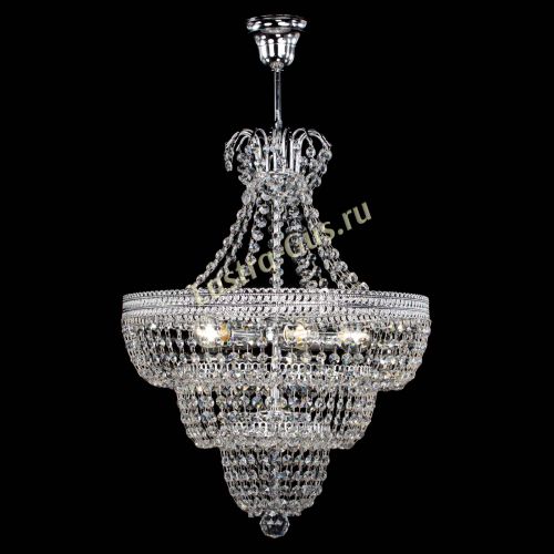 Люстра Каскад Флоренция обтикон №5 с подвесом в Ижевске Гусь Хрустальный