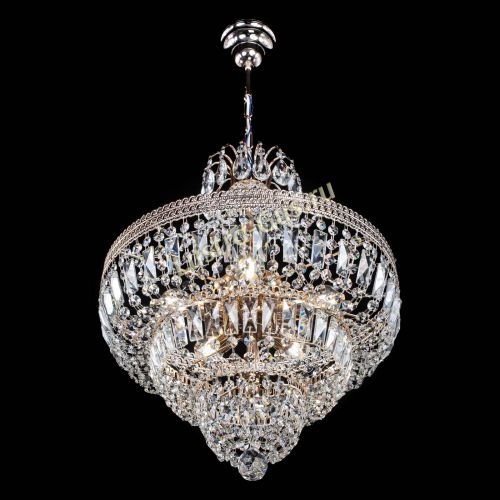 Люстра Каскад Флоренция обтикон №5 удлиненная в Ижевске Гусь Хрустальный