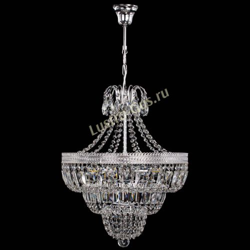 Люстра Каскад Флоренция обтикон №5 удлиненная в Ижевске Гусь Хрустальный