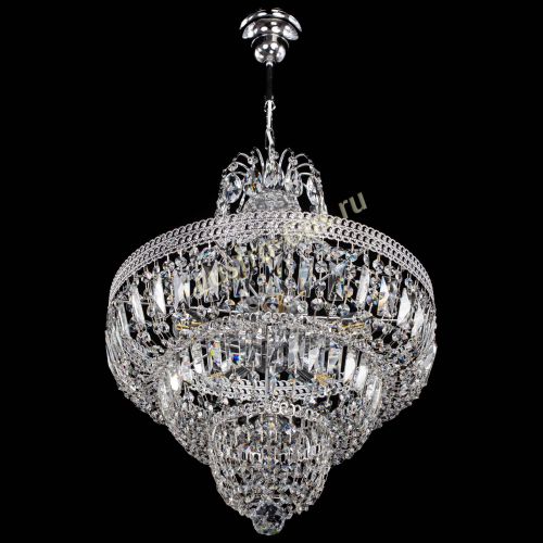 Люстра Каскад Флоренция обтикон №5 удлиненная в Ижевске Гусь Хрустальный