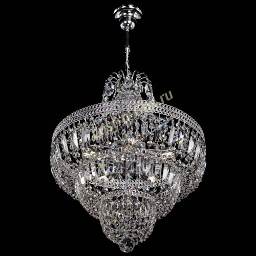 Люстра Каскад Флоренция обтикон №5 удлиненная в Ижевске Гусь Хрустальный