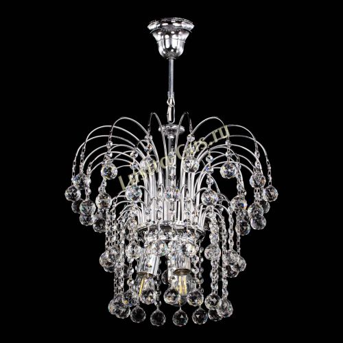 Люстра Каскад Шар №2 в Ижевске Гусь Хрустальный