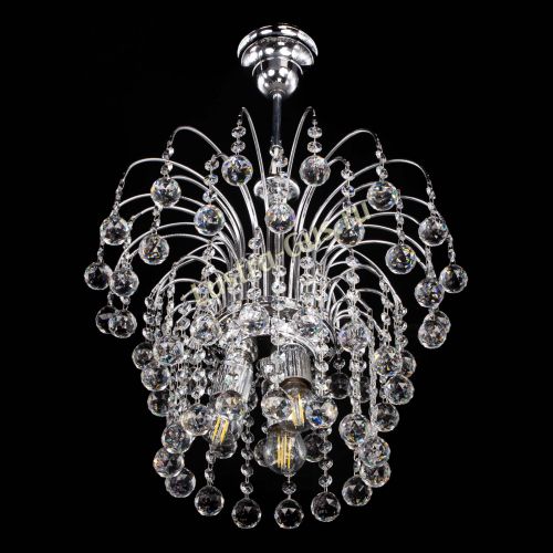 Люстра Каскад Шар №2 в Ижевске Гусь Хрустальный