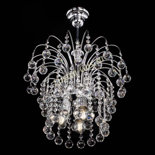 Люстра Каскад Шар №2 в Ижевске Гусь Хрустальный