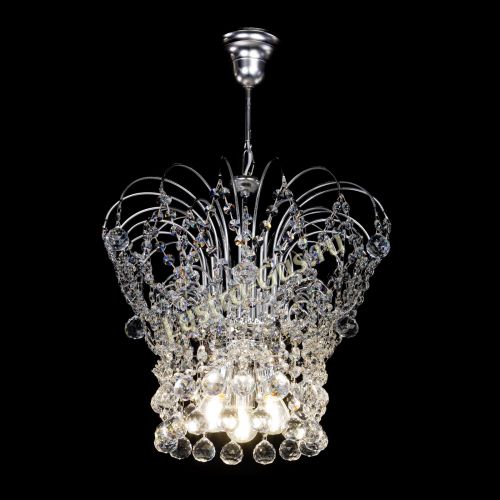 Люстра Каскад Шар №3 в Ижевске Гусь Хрустальный