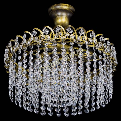 Люстра Хрустальная капель №3 под бронзу в Ижевске Гусь Хрустальный