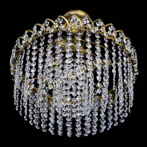 Люстра Хрустальная капель №3 под бронзу в Ижевске Гусь Хрустальный