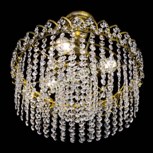 Люстра Хрустальная капель №3 под бронзу в Ижевске Гусь Хрустальный