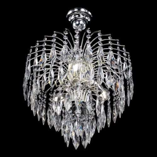 Люстра Хрустальные брызги камень Перо в Ижевске Гусь Хрустальный