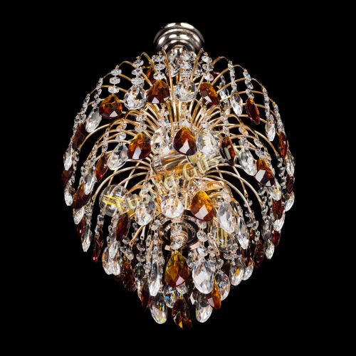 Люстра Хрустальные брызги с подвесом журавлик чайная в Ижевске Гусь Хрустальный