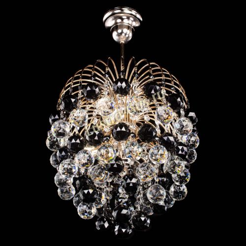 Люстра Хрустальные брызги шар 40 мм черная в Ижевске Гусь Хрустальный