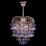 Люстра Хрустальные брызги шар 40 мм фиолетовая в Ижевске