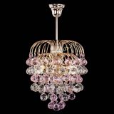 Люстра Хрустальные брызги шар 40 мм розовая в Ижевске