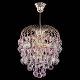 Люстра Хрустальные брызги шар 40 мм розовая в Ижевске