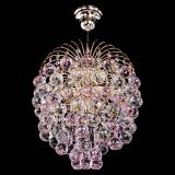 Люстра Хрустальные брызги шар 40 мм розовая в Ижевске