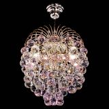 Люстра Хрустальные брызги шар 40 мм розовая в Ижевске