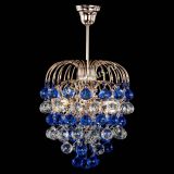 Люстра Хрустальные брызги шар 40 мм синяя в Ижевске