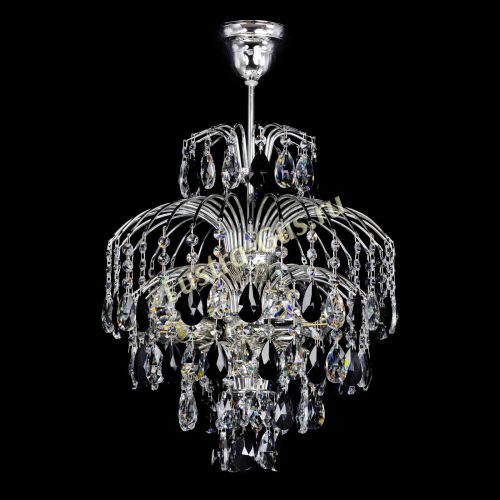 Люстра Хрустальные брызги Журавлик черный в Ижевске Гусь Хрустальный