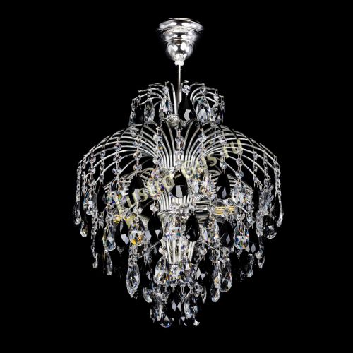 Люстра Хрустальные брызги Журавлик черный в Ижевске Гусь Хрустальный