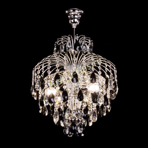 Люстра Хрустальные брызги Журавлик черный в Ижевске Гусь Хрустальный