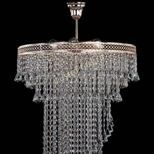 Люстра Кольцо №64 Венеция конус в Ижевске Гусь Хрустальный