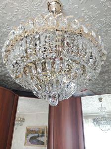 Люстра Кольцо Классика Пластинка с подвесом в Ижевске отзыв и фото покупателя