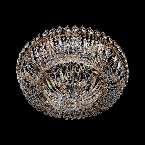 Люстра Кольцо Классика Пластинка с подвесом в Ижевске Гусь Хрустальный