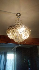 Люстра Кольцо Классика Пластинка с подвесом в Ижевске отзыв и фото покупателя