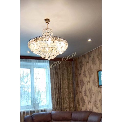 Люстра Кольцо Классика с подвесом в Ижевске Гусь Хрустальный