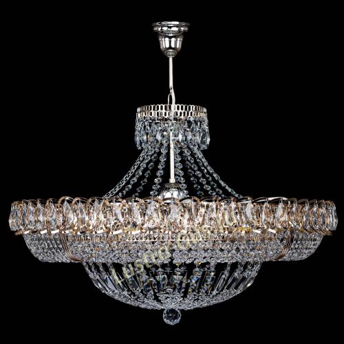 Люстра Кольцо Классика 6 ламп с подвесом в Ижевске Гусь Хрустальный