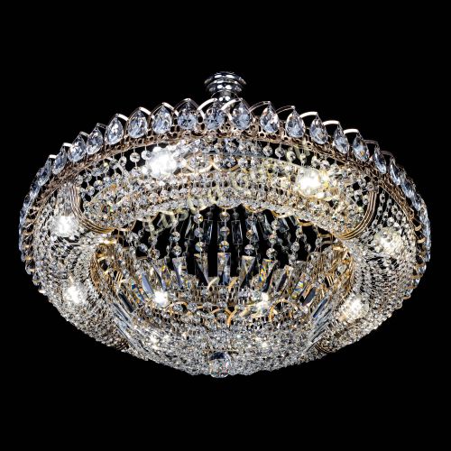 Люстра Кольцо Классика 6 ламп с подвесом в Ижевске Гусь Хрустальный