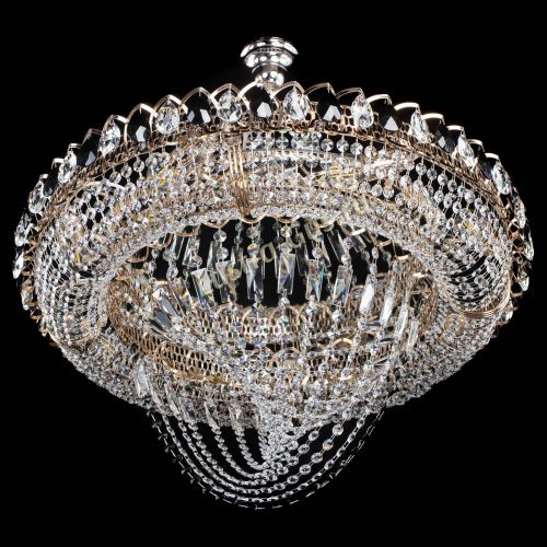 Люстра 	 Кольцо Классика Веер №8 черная в Ижевске Гусь Хрустальный